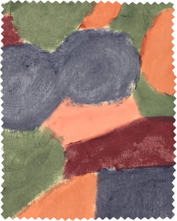 Color painting fabric