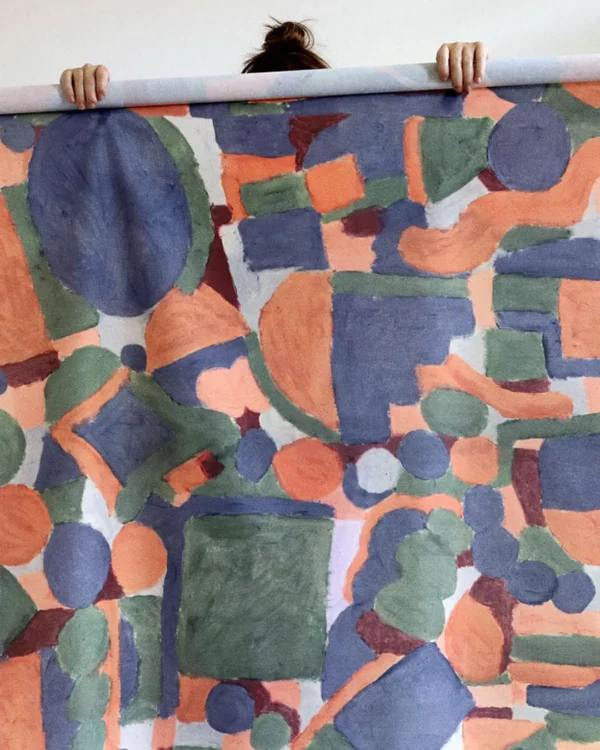 Color painting fabric