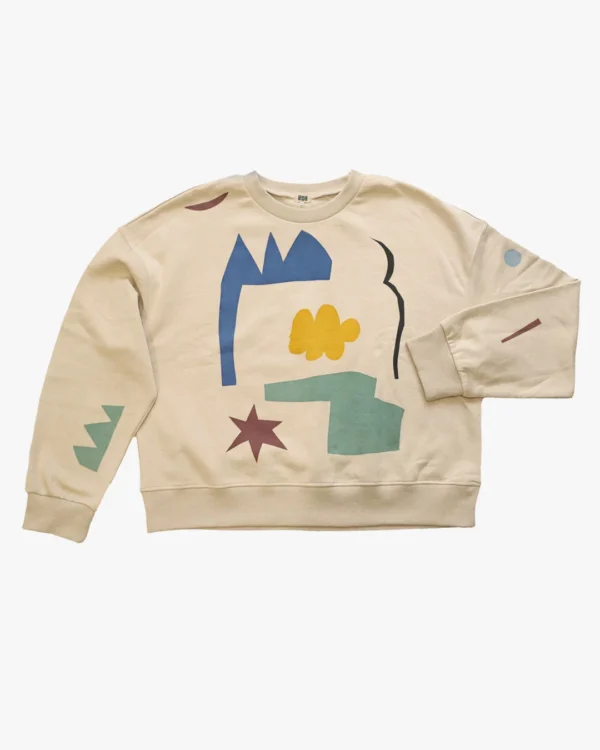 Cut outs woman sweatshirt