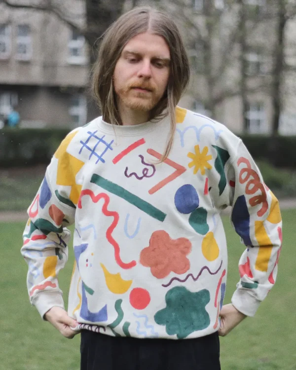 Painted unisex sweatshirt
