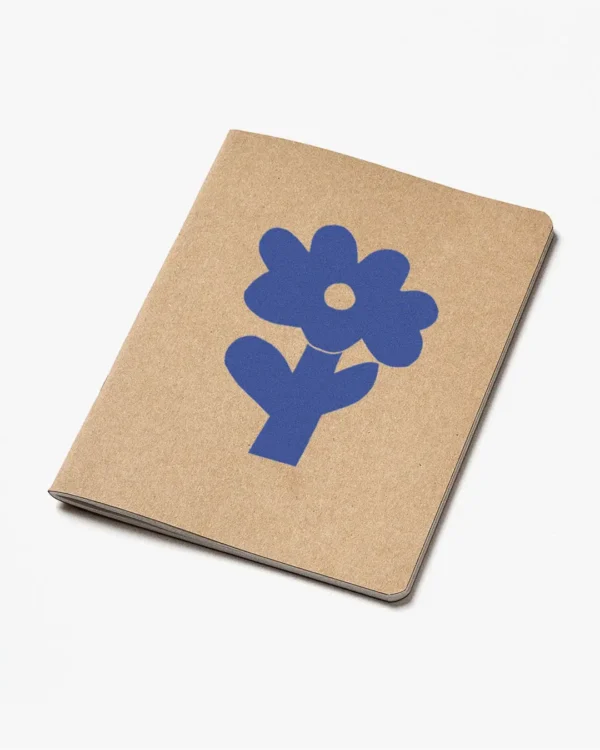 Notebook Blue Flower