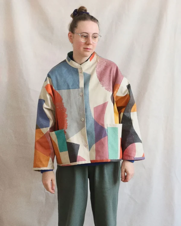 Color fields wide jacket