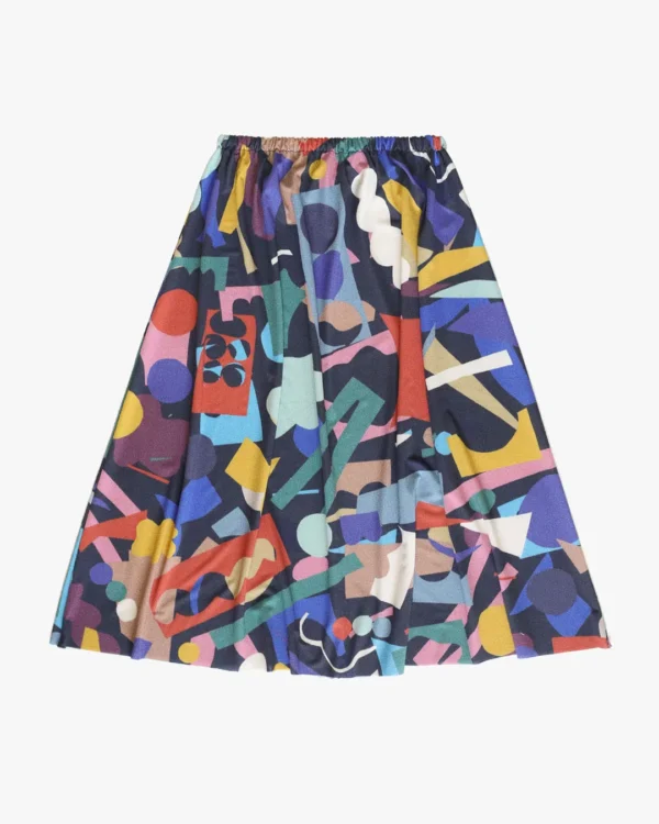 Color cuts skirt