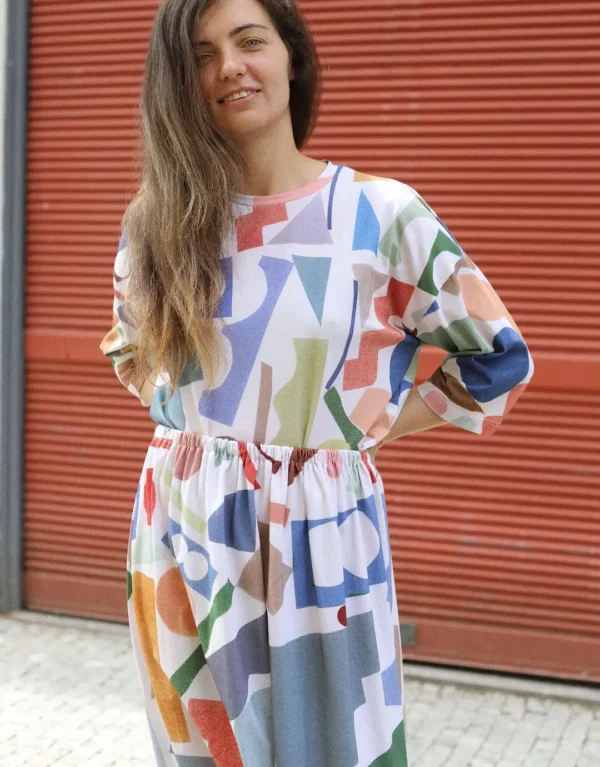 Color shapes skirt