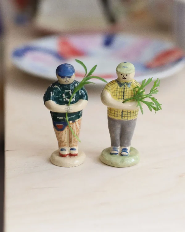 Ceramic figure Franta