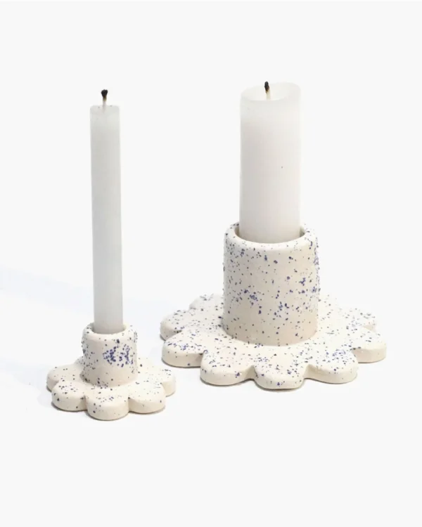 Flower candle holder