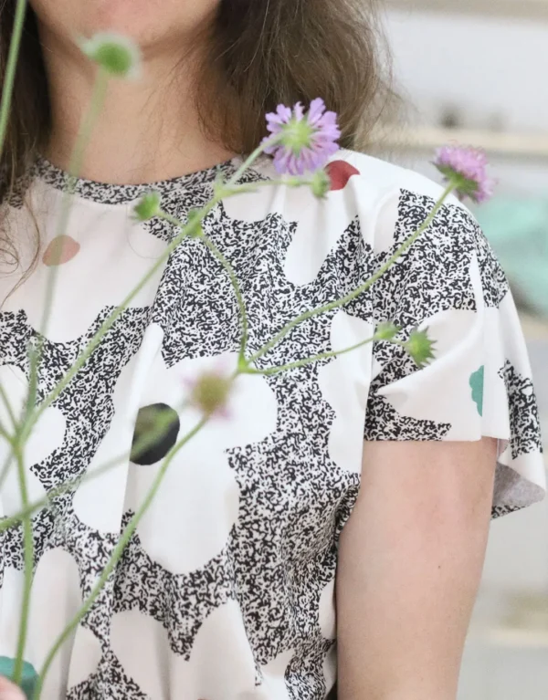 Flower Noise loose dress