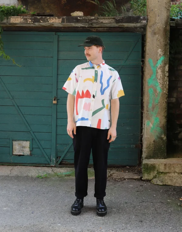 Paper shapes unisex shirt