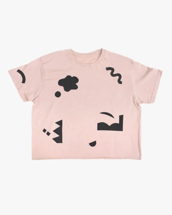 Shapes pink short t-shirt