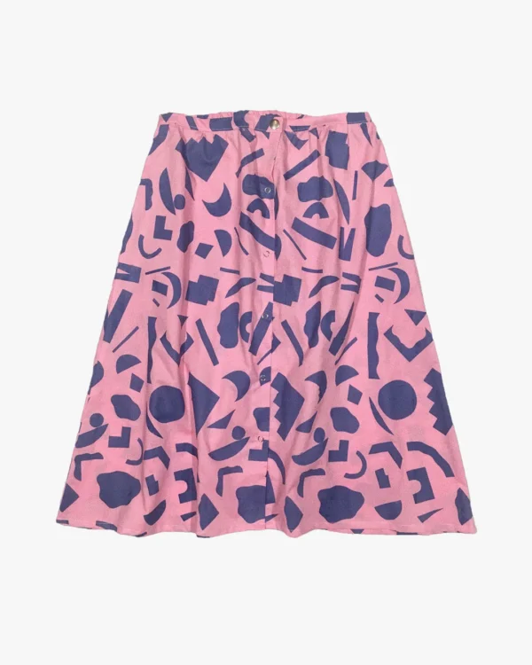 Pink cut outs skirt