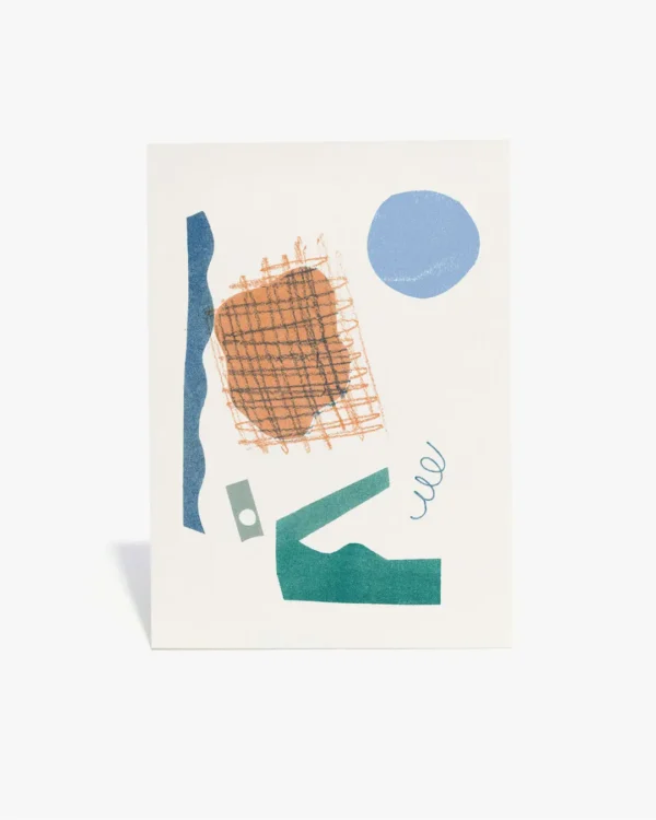 Postcard Collage shapes