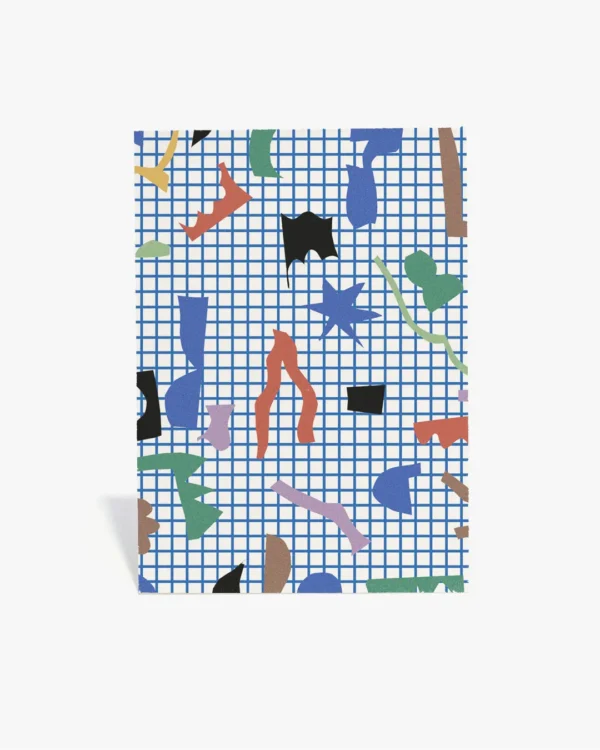 Postcard grid cut outs