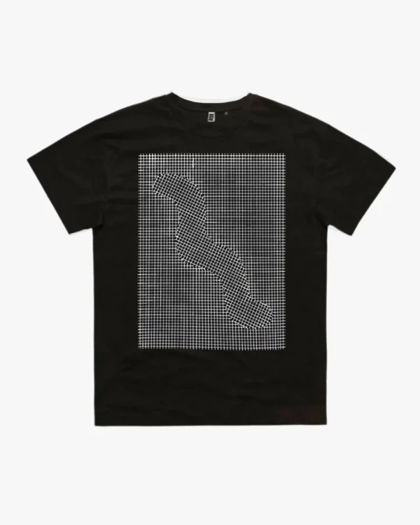 Snake grid basic t-shirt