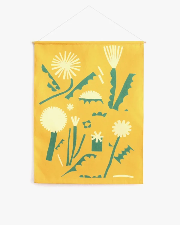 Dandelion textile print