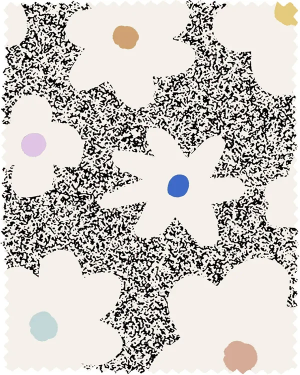 Flower noise fabric
