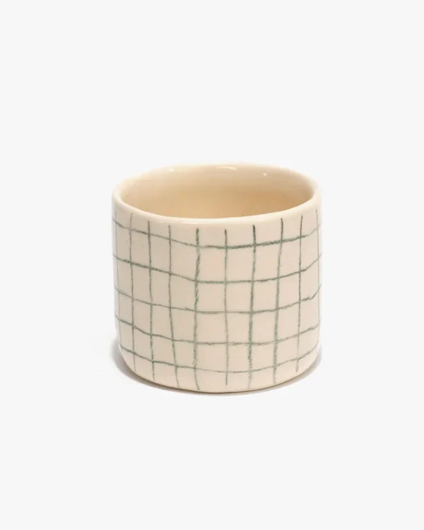 Green grid cup