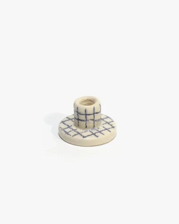 Grid mini candle holder