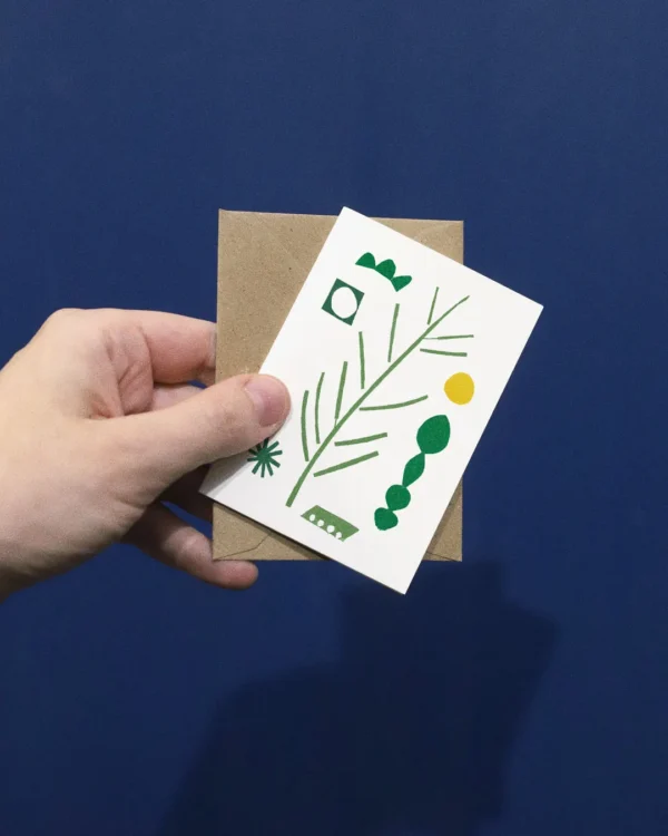 Mini wish card Christmas Twig