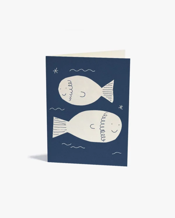 Mini wish card Happy Fish