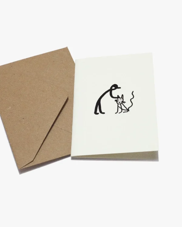 Mini wish card Cat Friend