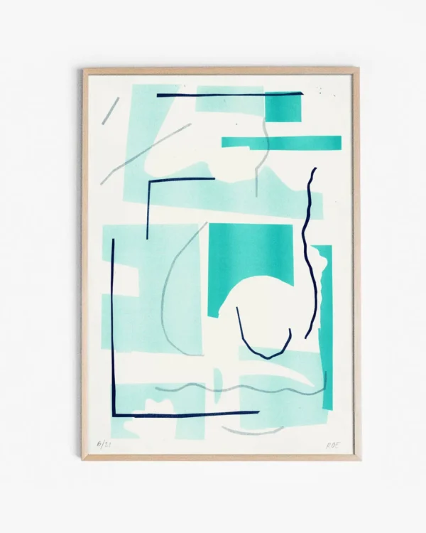 Mint shapes print