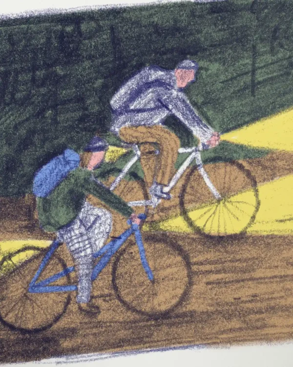Night ride print