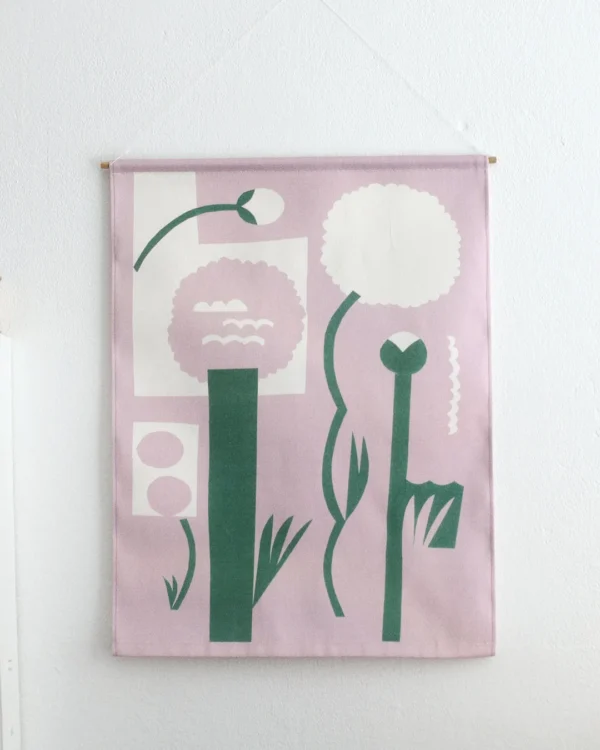 Poeny textile print