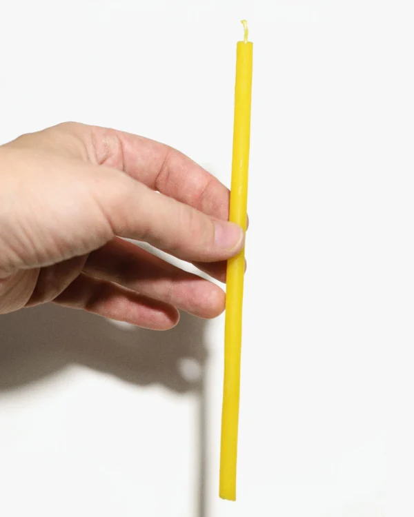 Beeswax thin candle