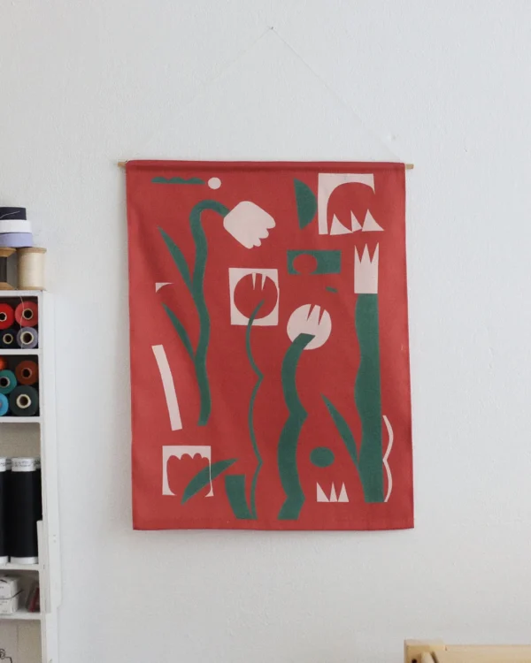 Tulip textile print