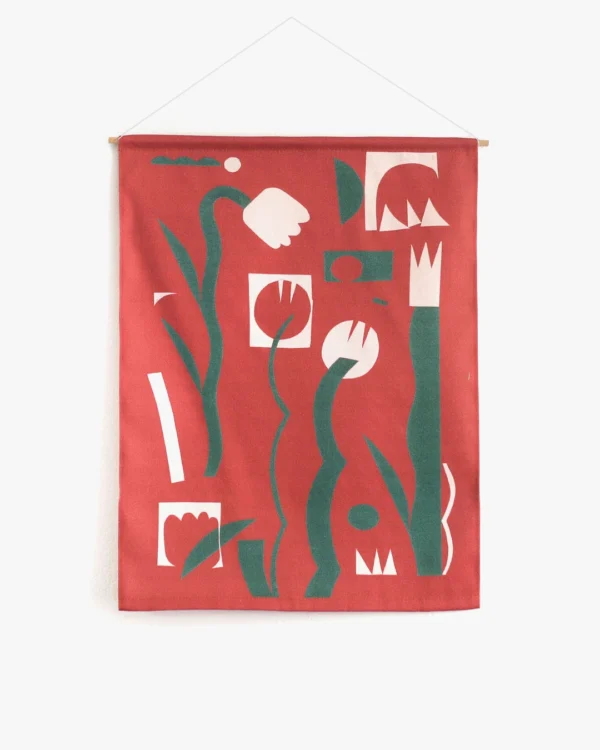 Tulip textile print