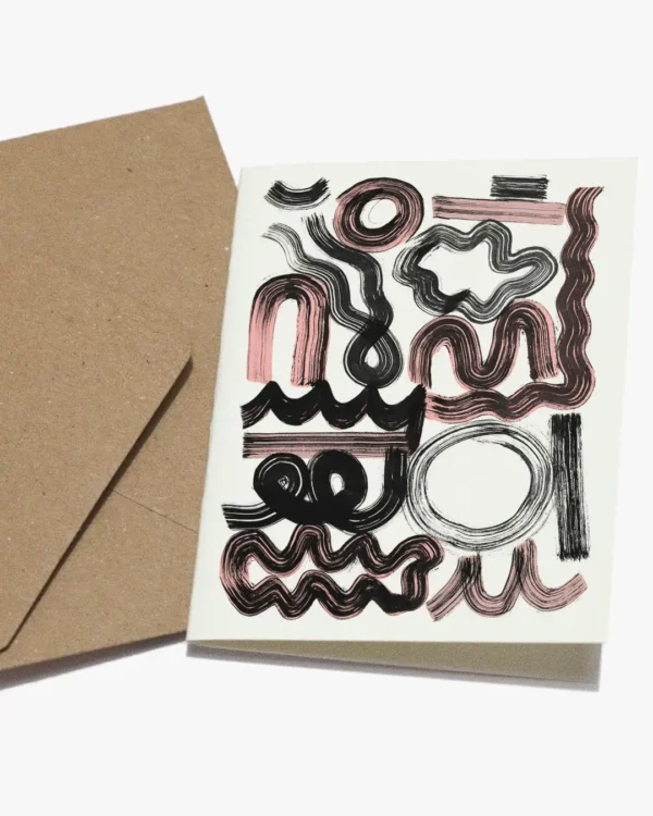 Wish card Brush strokes
