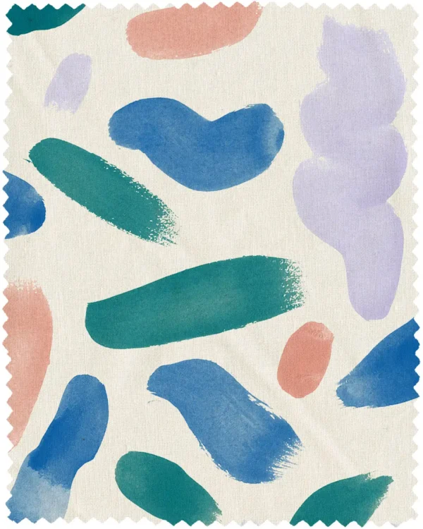 Color small strokes fabric