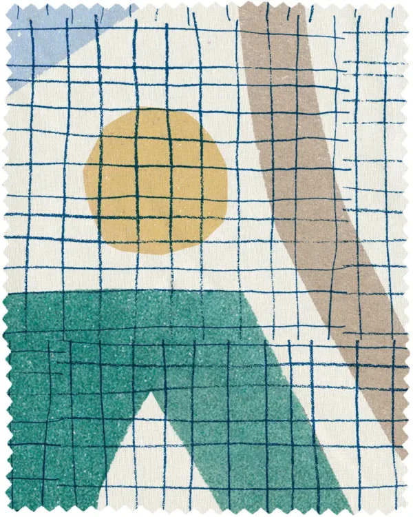 Soft shapes grid fabric