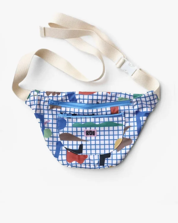 Grid Cut Outs waist bag